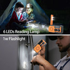 Emergency Radio Solar & Hand Crank 5000mAh Power Bank