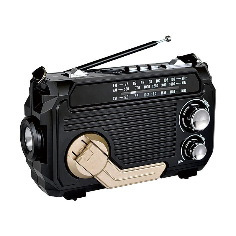 Emergency Radio Solar & Hand Crank AM FM SW