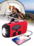 Emergency Radio Solar Hand Crank & USB