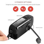 Emergency Radio Solar USB & Hand Crank