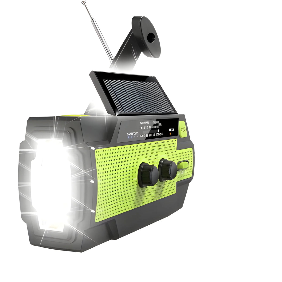Emergency Weather Radio NOAA Alerts Hand Crank Solar