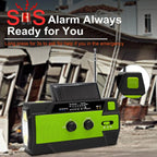 Emergency Weather Radio NOAA Alerts Hand Crank Solar