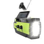 Emergency Weather Radio NOAA Alerts Solar & Hand-Crank
