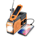 Emergency Weather Radio Solar & Hand Crank Powered