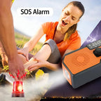 Emergency Weather Radio Solar & Hand Crank Powered