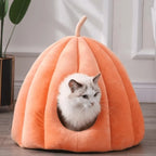 Enclosed Pet Bed Plush-Lined Machine-Washable