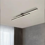 Energy-Efficient Aluminum LED Semi-Flush Ceiling Light (Dimmable Remote Control)