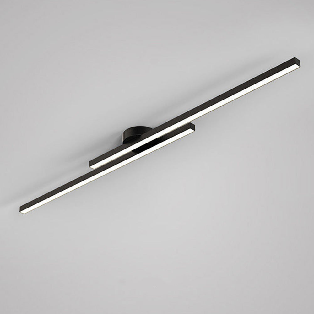 Energy-Efficient Aluminum LED Semi-Flush Ceiling Light (Dimmable Remote Control)