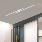 Energy-Efficient Aluminum LED Semi-Flush Ceiling Light (Dimmable Remote Control)