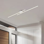 Energy-Efficient Aluminum LED Semi-Flush Ceiling Light (Dimmable Remote Control)