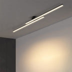 Energy-Efficient Aluminum LED Semi-Flush Ceiling Light (Dimmable Remote Control)