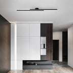 Energy-Efficient Aluminum LED Semi-Flush Ceiling Light (Dimmable Remote Control)