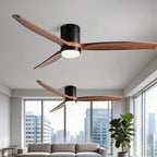 Energy-Efficient DC Motor & Adjustable LED Ceiling Fan