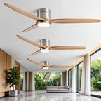 Energy-Efficient DC Motor & Adjustable LED Ceiling Fan