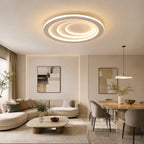 Energy-Efficient LED Geometric Acrylic Flush Mount Light