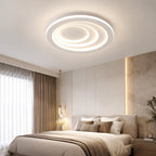 Energy-Efficient LED Geometric Acrylic Flush Mount Light