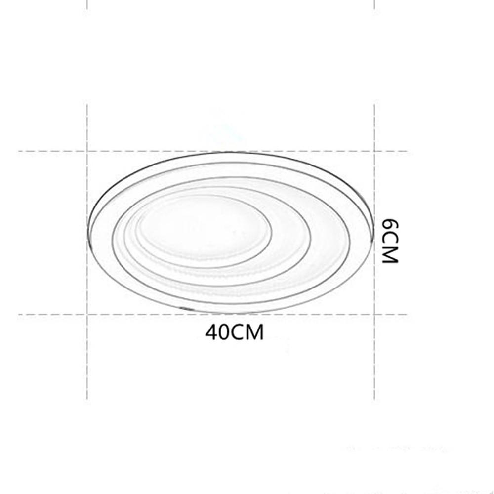 Energy-Efficient LED Geometric Acrylic Flush Mount Light