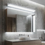 Energy-Efficient LED Polished Iron Vanity Light
