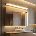 Energy-Efficient LED Polished Iron Vanity Light