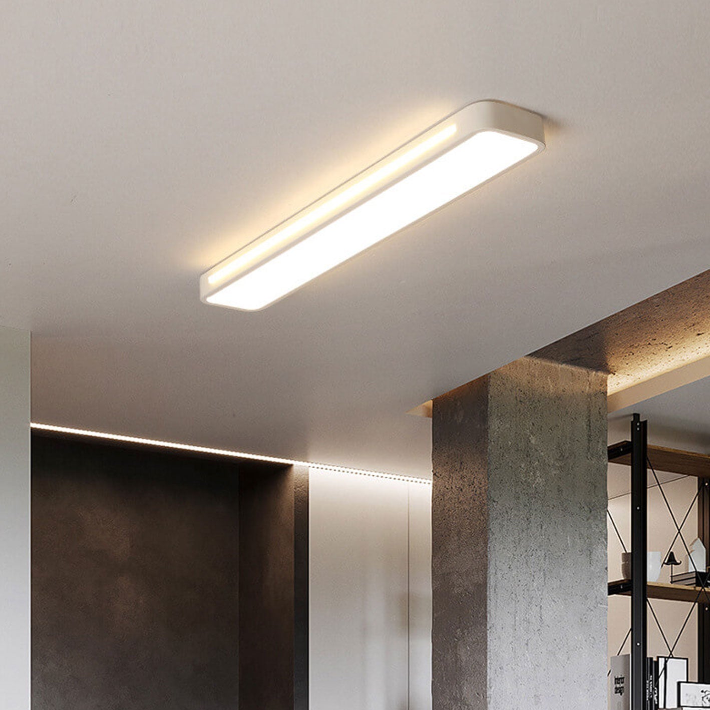 Energy-Efficient Preassembled LED Flush Mount Ceiling Light