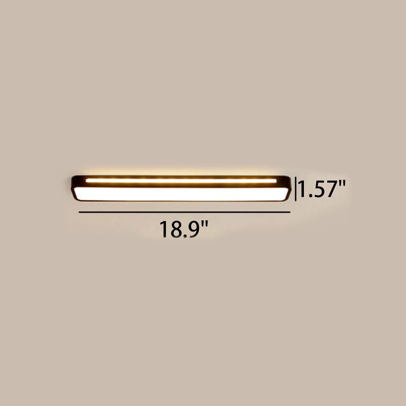 Energy-Efficient Preassembled LED Flush Mount Ceiling Light