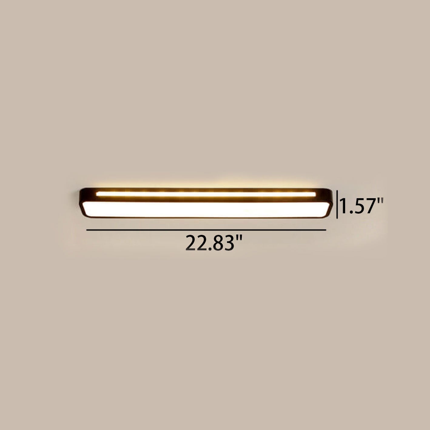 Energy-Efficient Preassembled LED Flush Mount Ceiling Light