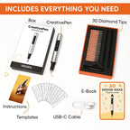 Engraving Pen Cordless Precision Tip & Ergonomic Grip