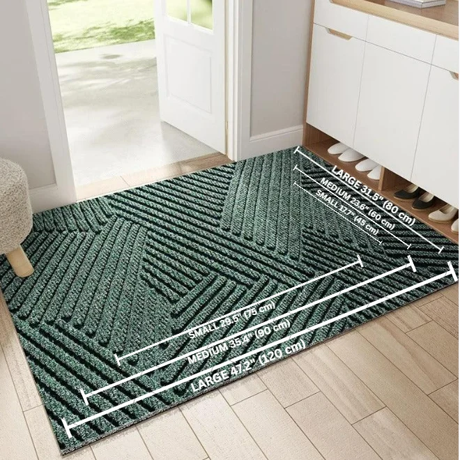 Entrance Doormat Non-Slip Dirt-Trapping Weather-Resistant