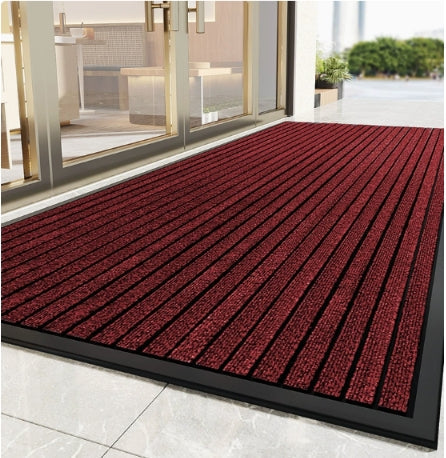 Entrance Floor Mat Dirt-Trapping Non-Slip Rubber Backing