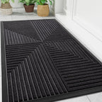Entrance Floor Mat Dirt-Trapping Non-Slip Rubber Backing