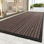 Entrance Mat Striped Dirt-Scraping Non-Slip