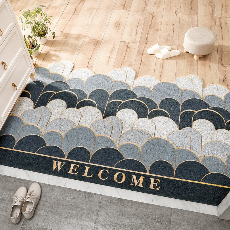 Entryway Doormat Dirt-Trapping PVC Loop Non-Slip & Washable