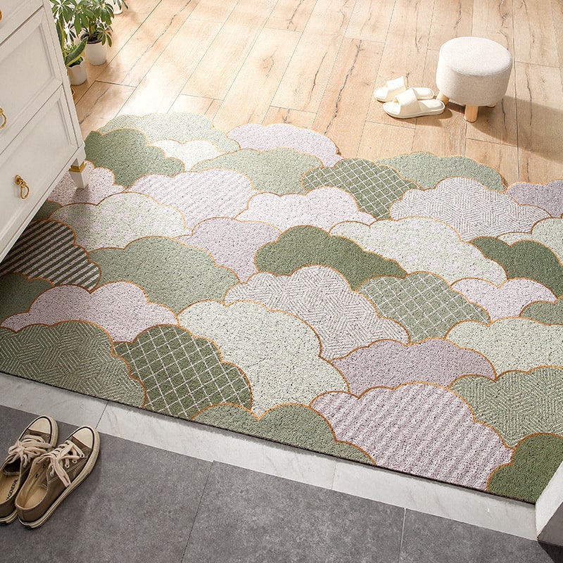 Entryway Doormat Dirt-Trapping PVC Loop Non-Slip & Washable