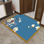 Entryway Mat Floral Artwork Dirt-Trapping 31.5 x 47.2 Inch