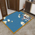 Entryway Mat Floral Artwork Dirt-Trapping 31.5 x 47.2 Inch