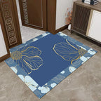 Entryway Mat Floral Artwork Dirt-Trapping 31.5 x 47.2 Inch