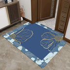 Entryway Mat Floral Artwork Dirt-Trapping 31.5 x 47.2 Inch