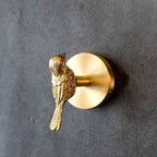 Entryway Wall Hook Solid Brass Animal Head
