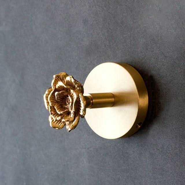 Entryway Wall Hook Solid Brass Animal Head