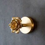 Entryway Wall Hook Solid Brass Animal Head