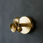 Entryway Wall Hook Solid Brass Animal Head