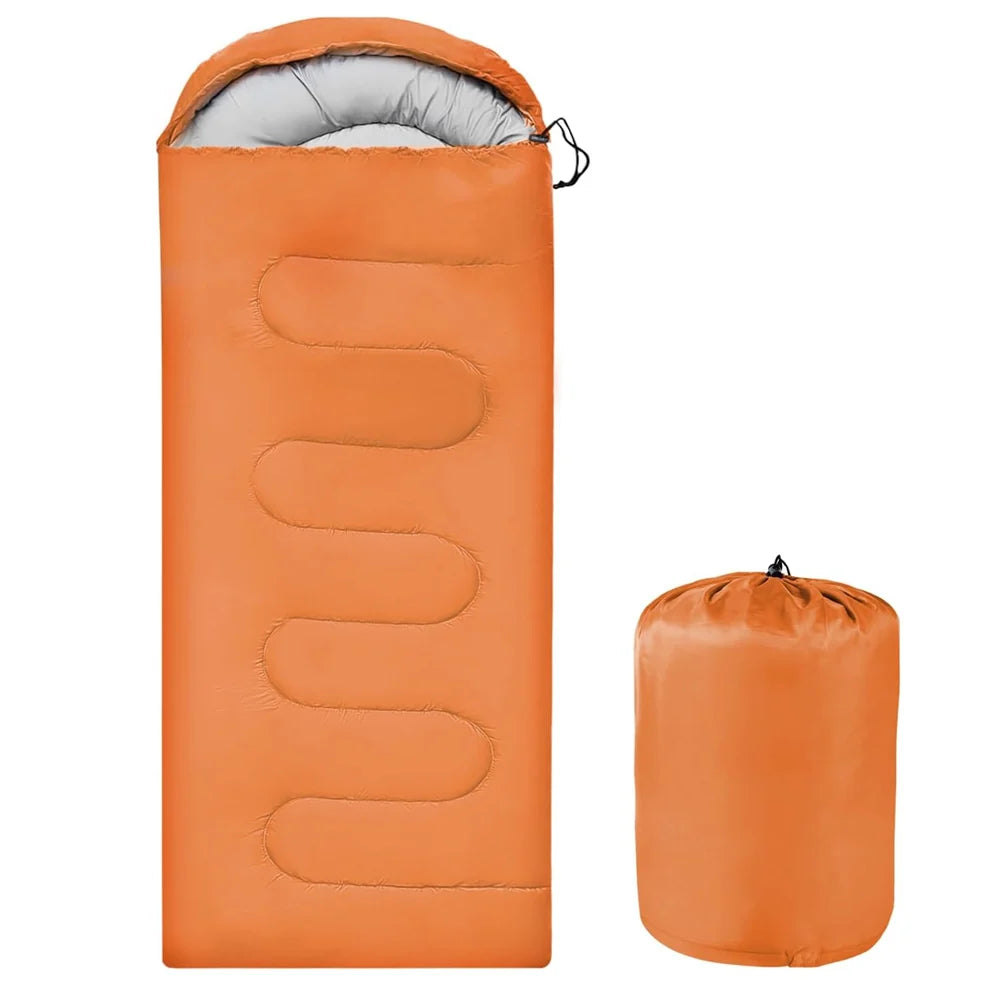 Envelope Sleeping Bag Hollow Cotton Polyester-Lined To 14°F