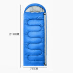 Envelope Sleeping Bag Hollow Cotton Polyester-Lined To 14°F