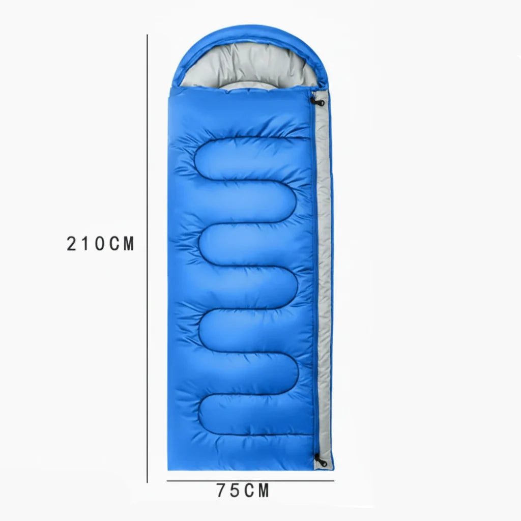 Envelope Sleeping Bag Hollow Cotton Polyester-Lined To 14°F