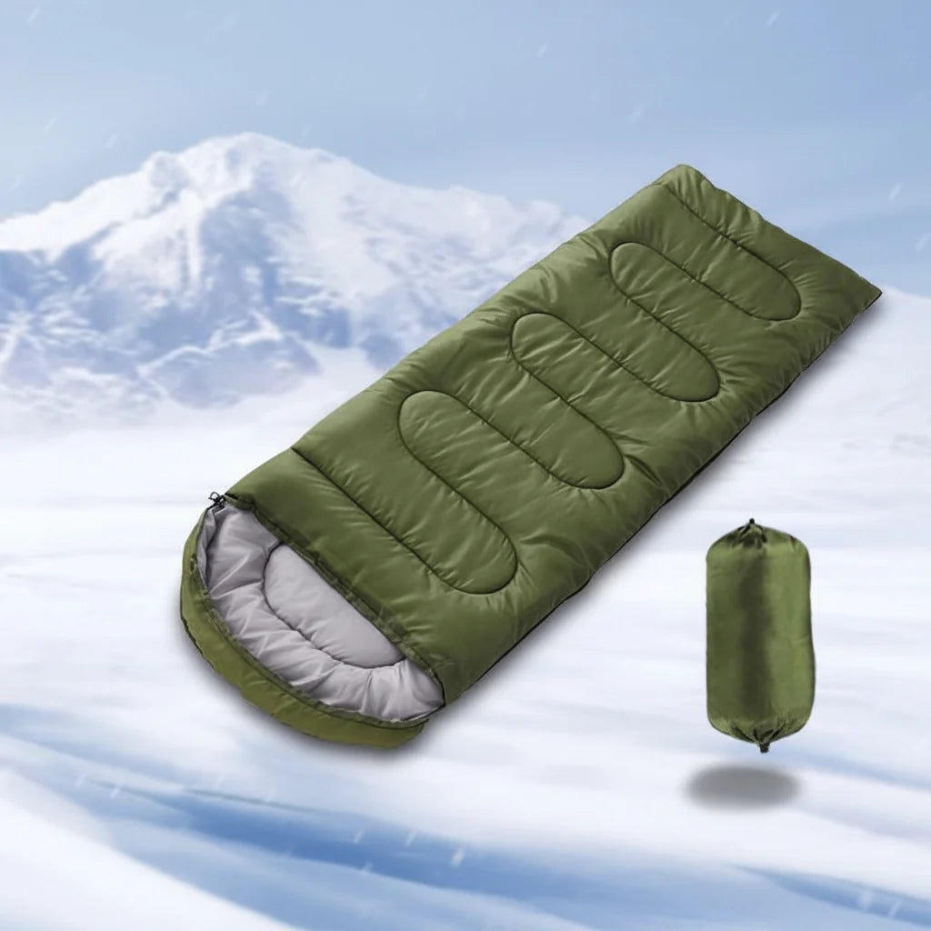 Envelope Sleeping Bag Hollow Cotton Polyester-Lined To 14°F