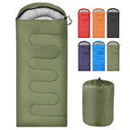 Envelope Sleeping Bag Hollow Cotton Polyester-Lined To 14°F