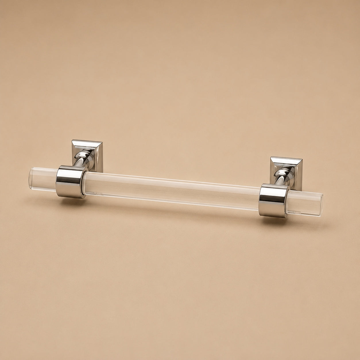Ergonomic Acrylic Cabinet Handles & Knobs (Easy Installation)