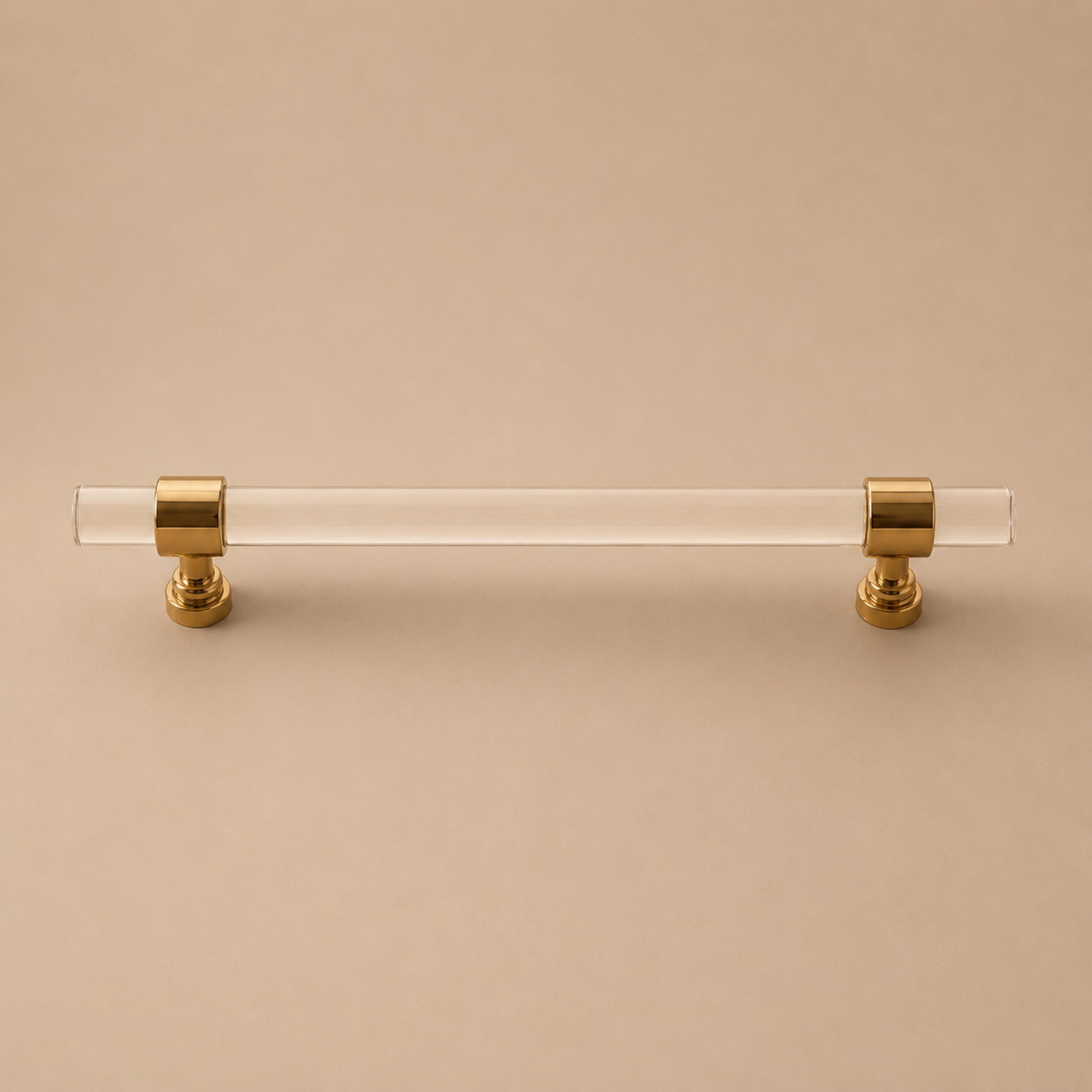 Ergonomic Acrylic Cabinet Handles & Knobs (Easy Installation)