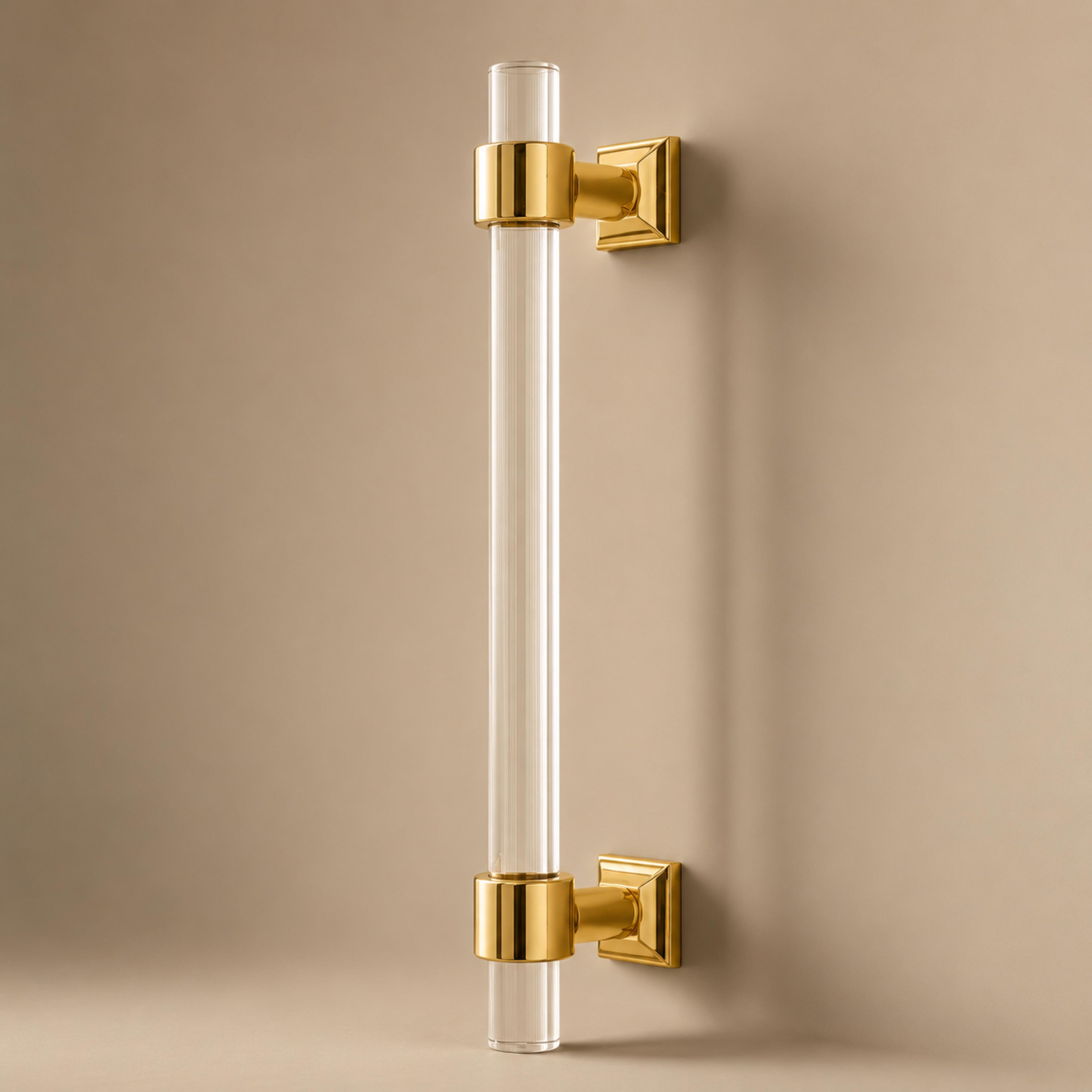 Ergonomic Acrylic Cabinet Handles & Knobs (Easy Installation)