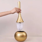 Ergonomic Handle & Firm Bristles Toilet Brush (Concealed Base)